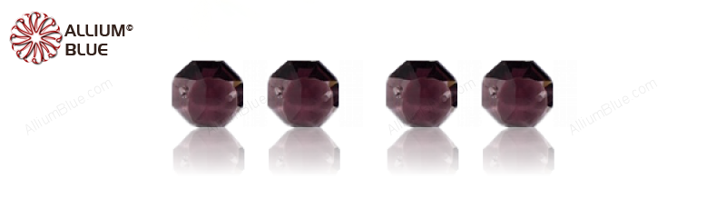 PREMIUM CRYSTAL Octagon 2-Hole Pendant 14mm Pinkish Violet
