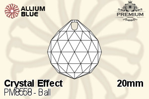 PREMIUM CRYSTAL Ball Pendant 20mm Crystal Vitrail Medium