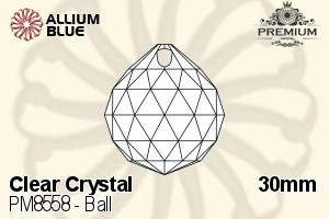PREMIUM CRYSTAL Ball Pendant 30mm Crystal