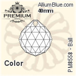 プレミアム Ball ペンダント (PM8558) 40mm - カラー