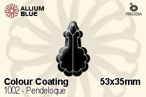 プレシオサ Pendeloque (1002) 53x35mm - Colour Coating