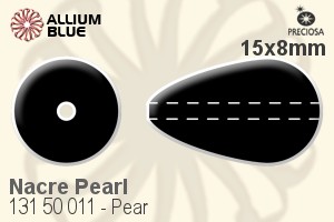 PRECIOSA Pearsh.Pearl 1H 15x8 Cranb.