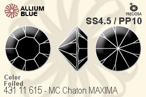 PRECIOSA Chaton MAXIMA ss4.5/pp10 sapphire DF