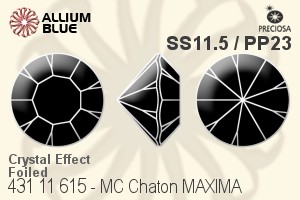 PRECIOSA Chaton MAXIMA ss11.5/pp23 crystal DF Gd