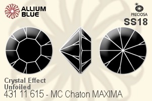 PRECIOSA Chaton MAXIMA ss18 crystal VL