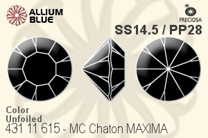 Preciosa MC Chaton MAXIMA (431 11 615) SS14.5 / PP28 - Color Unfoiled