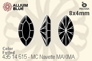 PRECIOSA Navette MAXIMA 8x4 rose DF