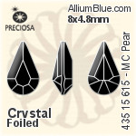 Preciosa MC Pear MAXIMA Fancy Stone (435 15 615) 6x3.6mm - Color Unfoiled