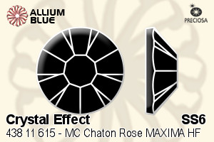 PRECIOSA Rose MAXIMA ss6 crystal HF Biar