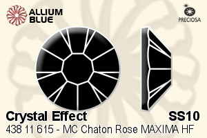 PRECIOSA Rose MAXIMA ss10 crystal HF Aur