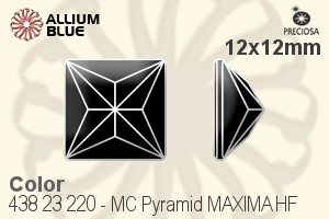 PRECIOSA Pyramid MXM FB 12x12 lt.sapph HF
