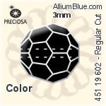 Preciosa MC Bead Regular Cut (451 19 602) 3mm - Colour (Uncoated)