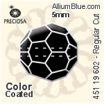 Preciosa MC Bead Regular Cut (451 19 602) 5mm - Crystal (Coated)
