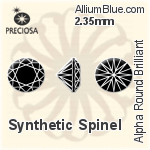 Preciosa Alpha Round Brilliant (RBC) 2.2mm - Cubic Zirconia
