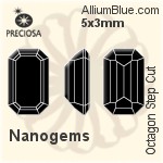 Preciosa Octagon Step (OSC) 4x2mm - Cubic Zirconia
