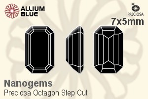 プレシオサ Octagon Step (OSC) 7x5mm - Nanogems