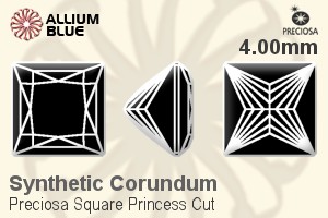 プレシオサ Square Princess (SPC) 4mm - Synthetic Corundum