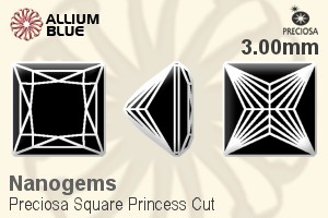 Preciosa Square Princess (SPC) 3mm - Nanogems
