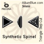 プレシオサ Triangle Step (TSC) 3mm - Synthetic Spinel