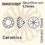 スワロフスキー セラミックス ラウンド カラー Brilliance カット (SGCRDCBC) 1.75mm - セラミックス