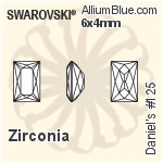 施華洛世奇 Zirconia Daniel's #125 切工 (SGD125) 7x5mm - Zirconia