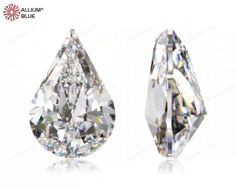 SWAROVSKI GEMS Cubic Zirconia Pear Droplet White 6.00x4.00MM normal +/- FQ 0.070