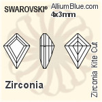 施华洛世奇 Zirconia Kite 切工 (SGKITE) 5x4mm - Zirconia