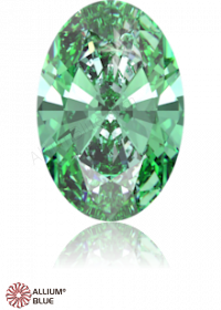SWAROVSKI GEMS Cubic Zirconia Oval Pure Brilliance Fancy Light Green 8.00x6.00MM normal +/- FQ 0.040