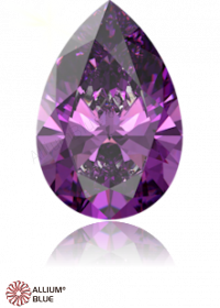 SWAROVSKI GEMS Cubic Zirconia Pear Pure Brilliance Fancy Purple 6.00x4.00MM normal +/- FQ 0.070