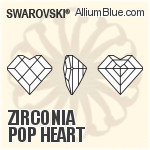 Zirconia Pop Heart Cut
