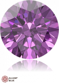 SWAROVSKI GEMS Cubic Zirconia Round Pure Brilliance Fancy Purple 6.50MM normal +/- FQ 0.060