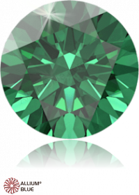 SWAROVSKI GEMS Cubic Zirconia Round Pure Brilliance Green 6.50MM normal +/- FQ 0.060