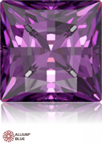 SWAROVSKI GEMS Cubic Zirconia Square Princess PB Fancy Purple 7.00MM normal +/- FQ 0.035