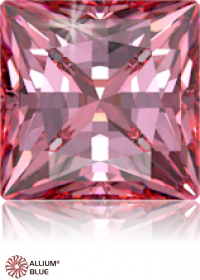 SWAROVSKI GEMS Cubic Zirconia Square Princess PB Fancy Pink 4.00MM normal +/- FQ 0.080