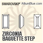 Zirconia Baguette Step Cut