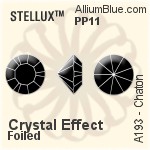 STELLUX™ 鑽石形尖底石 (A193) PP11 - 顏色 金色水銀底