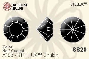 STELLUX Chaton (A193) SS28 - Colour (Half Coated)