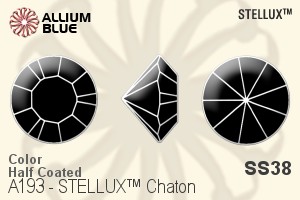 STELLUX Chaton (A193) SS38 - Colour (Half Coated)