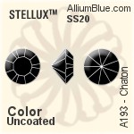 スワロフスキー STELLUX チャトン (A193) SS20 - カラー（コーティングなし）