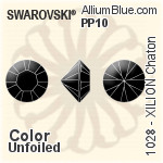Swarovski XILION Chaton (1028) PP10 - Color Unfoiled
