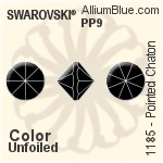 施華洛世奇 尖石 (1185) PP22 - 顏色 無水銀底