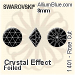Swarovski Rose Cut (1401) 8mm - Color Unfoiled