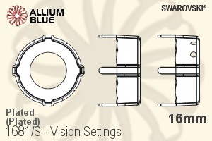 Swarovski Vision Settings (1681/S) 16mm - Plated