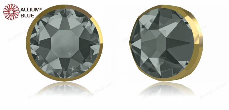 SWAROVSKI 2078/I SS 16 BLACK DIAMOND DORADOZ A HF