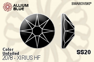 Swarovski XIRIUS Flat Back Hotfix (2078) SS20 - Color Unfoiled