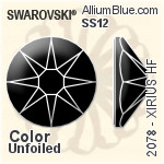 スワロフスキー XIRIUS ラインストーン ホットフィックス (2078) SS20 - カラー（ハーフ　コーティング） 裏面シルバーフォイル