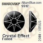 Swarovski XIRIUS Flat Back No-Hotfix (2088) SS12 - Crystal Effect With Platinum Foiling