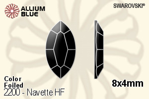 SWAROVSKI 2200 8X4MM BLACK DIAMOND M HF