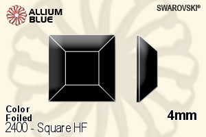 SWAROVSKI 2400 4MM BLACK DIAMOND M HF