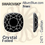 Swarovski Marquise Flat Back No-Hotfix (2201) 8x3.5mm - Crystal Effect With Platinum Foiling
